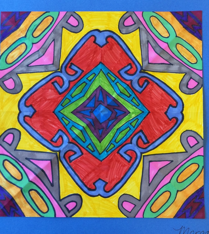 4th grade - Radial Symmetry - Mrs. Caputo's Amazing Little Artists!
